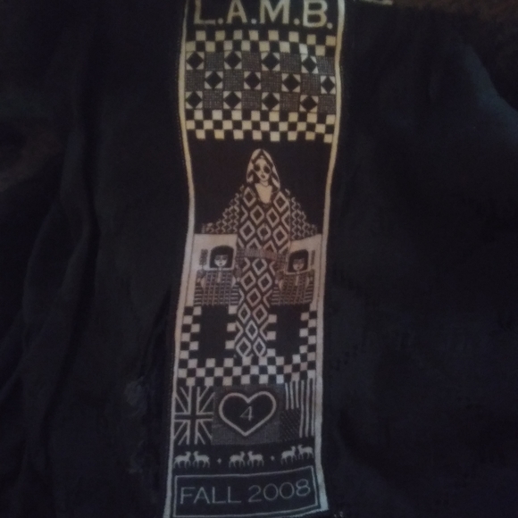 L.A.M.B Gwen Stefani Plaid Wool Peacoat Jacket - Picture 9 of 11